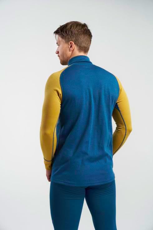 Devold Herren Duo Active Merino 210 Z.Neck Tshirt XL Flood/Arrowwood, XL Flood/Arrowwood