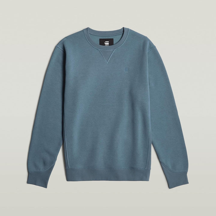 G-Star Herren Premium Core Sweater Sweats (1er Pack) L Blau (Avio D16917-c235-1820), L Blau (Avio D1