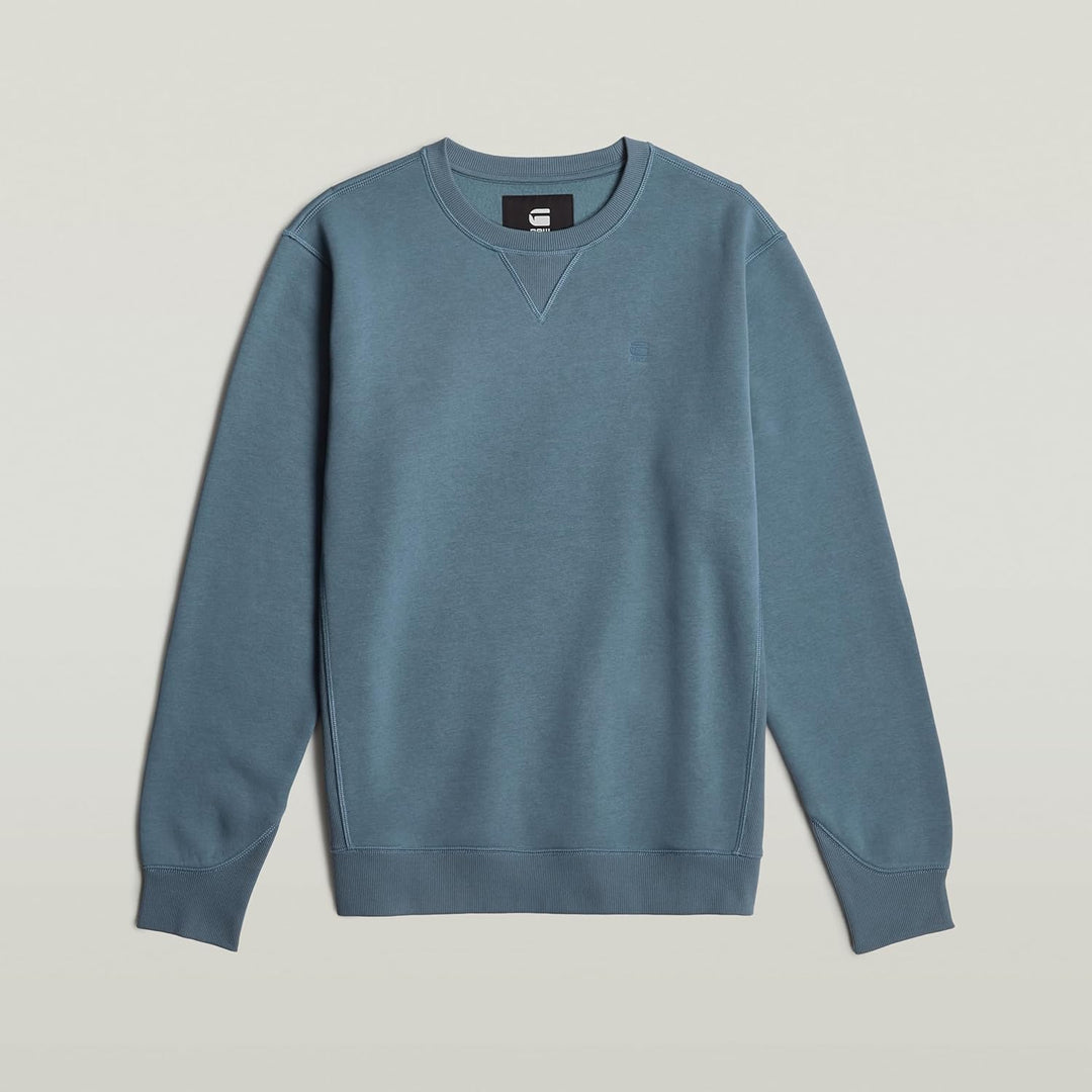 G-Star Herren Premium Core Sweater Sweats (1er Pack) L Blau (Avio D16917-c235-1820), L Blau (Avio D1