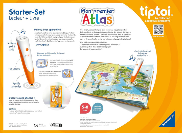 Ravensburger 00000177 tiptoi Starter Atlas, Moyen