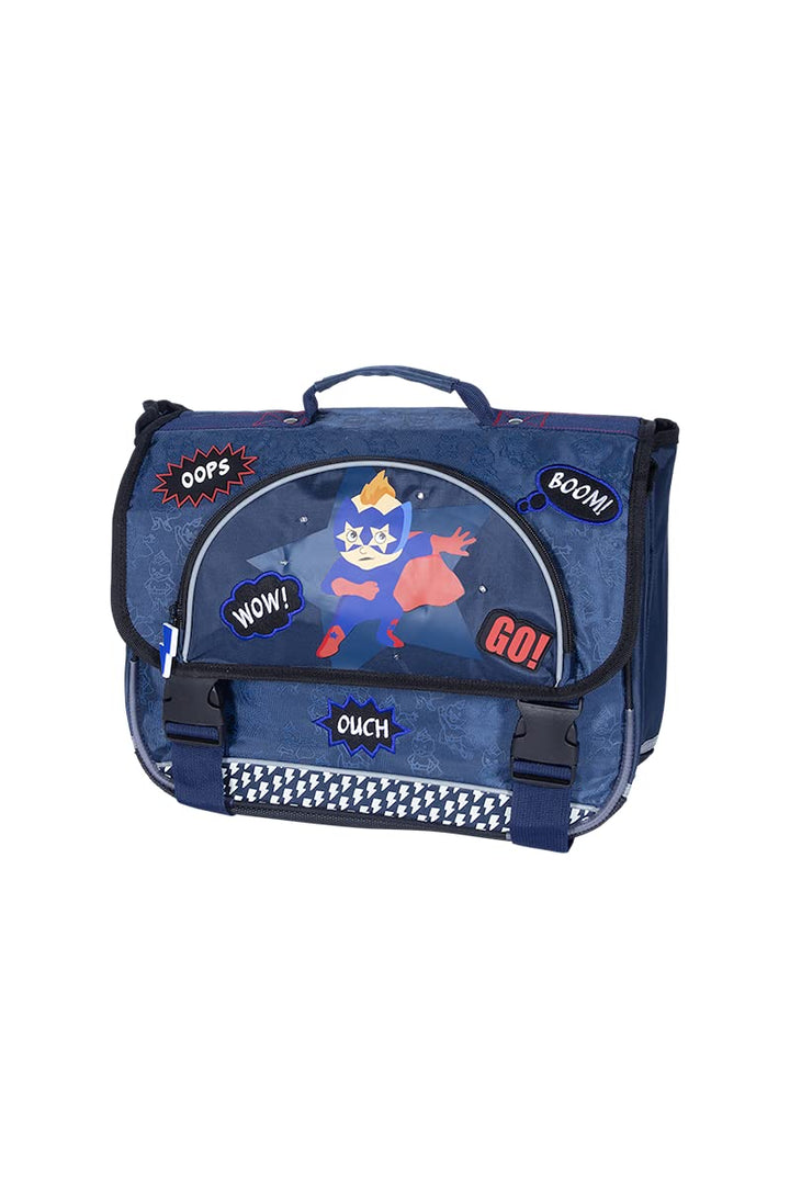 ICU Hero Schulranzen, 36 cm, 2 Fächer, Blau