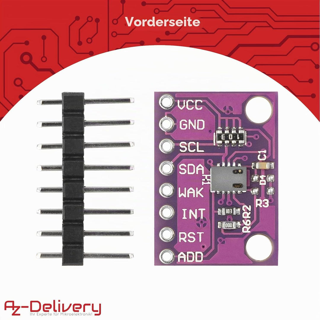 AZDelivery 5 x Kohlendioxid-Gassensor Metalloxid Sensor mit hochempfindlichem On-Board-Detektionssen