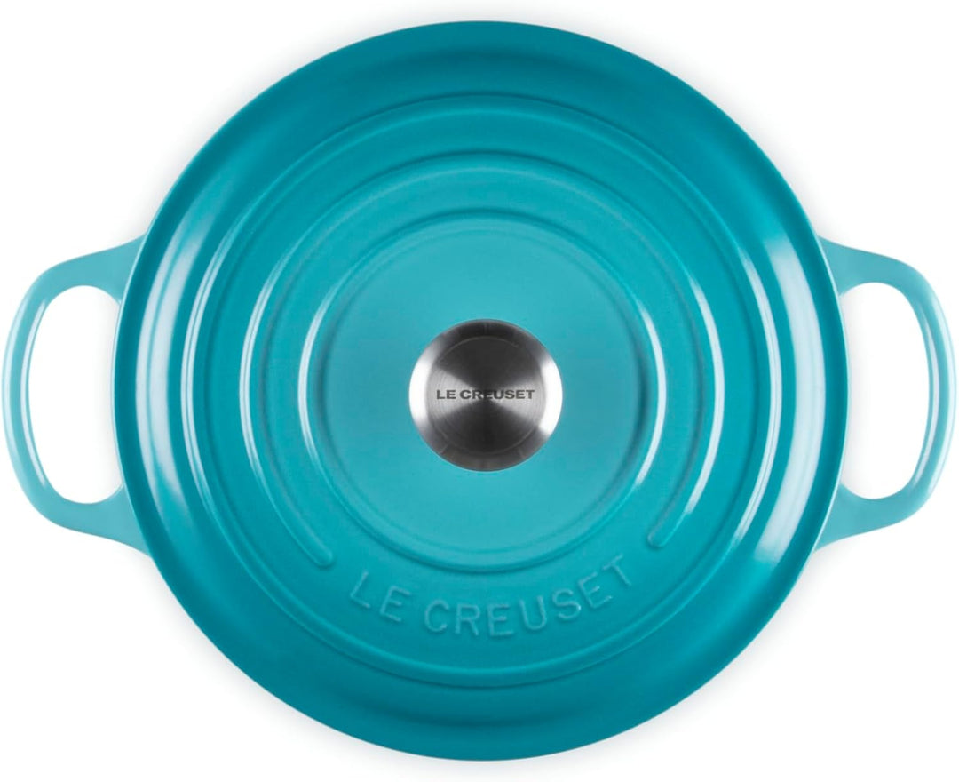 Le Creuset Signature Gusseisen-Bräter mit Deckel, Ø 22 cm, Rund, Für alle Herdarten und Induktion ge