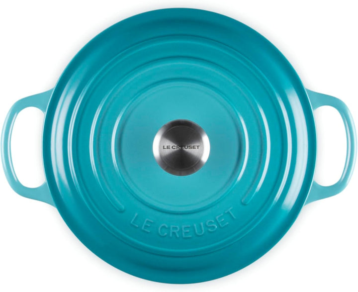 Le Creuset Signature Gusseisen-Bräter mit Deckel, Ø 22 cm, Rund, Für alle Herdarten und Induktion ge