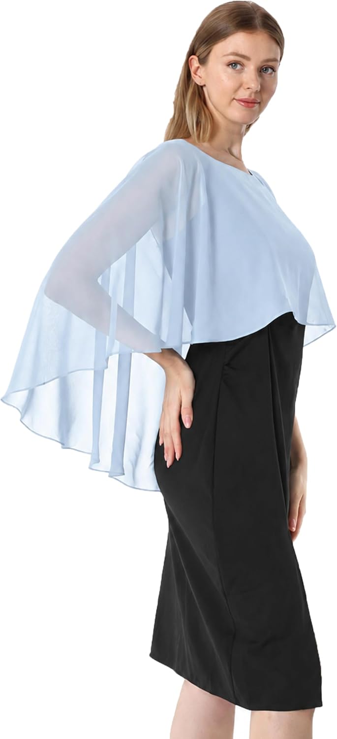 Hotshawl Damen Pashmina-Schal Einheitsgrösse Hell, blau, Einheitsgr&amp;