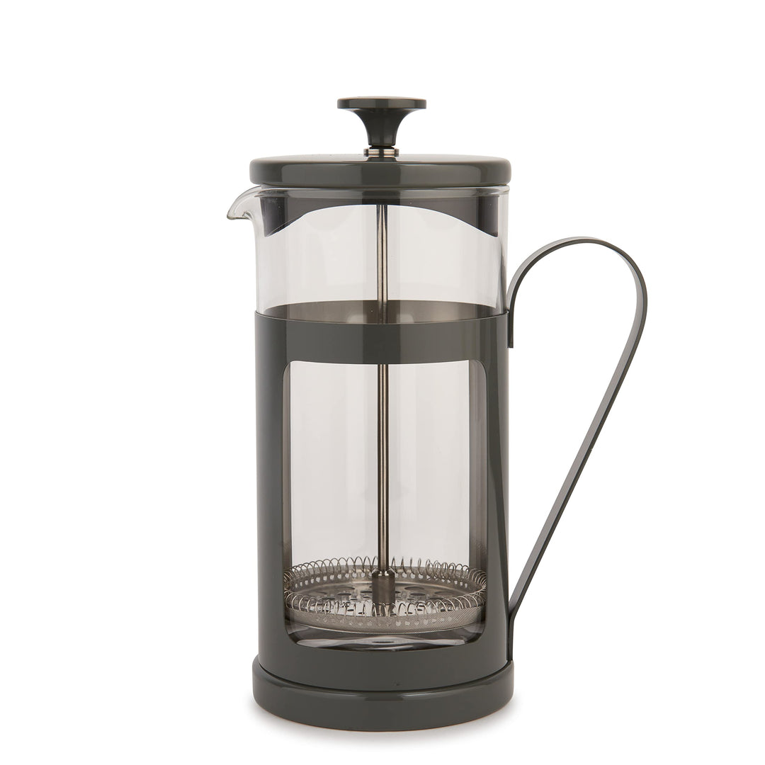 La Cafetière Monaco Kaffeebereiter aus Edelstahl, 8 Tassen, Grau, in Geschenkverpackung, Grau