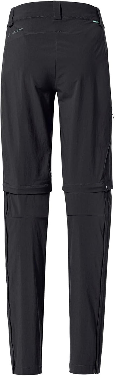 VAUDE Women's Farley Stretch Zo T-Zip Pants Ii Trousers 44 Kurz Schwarz, 44 Kurz Schwarz