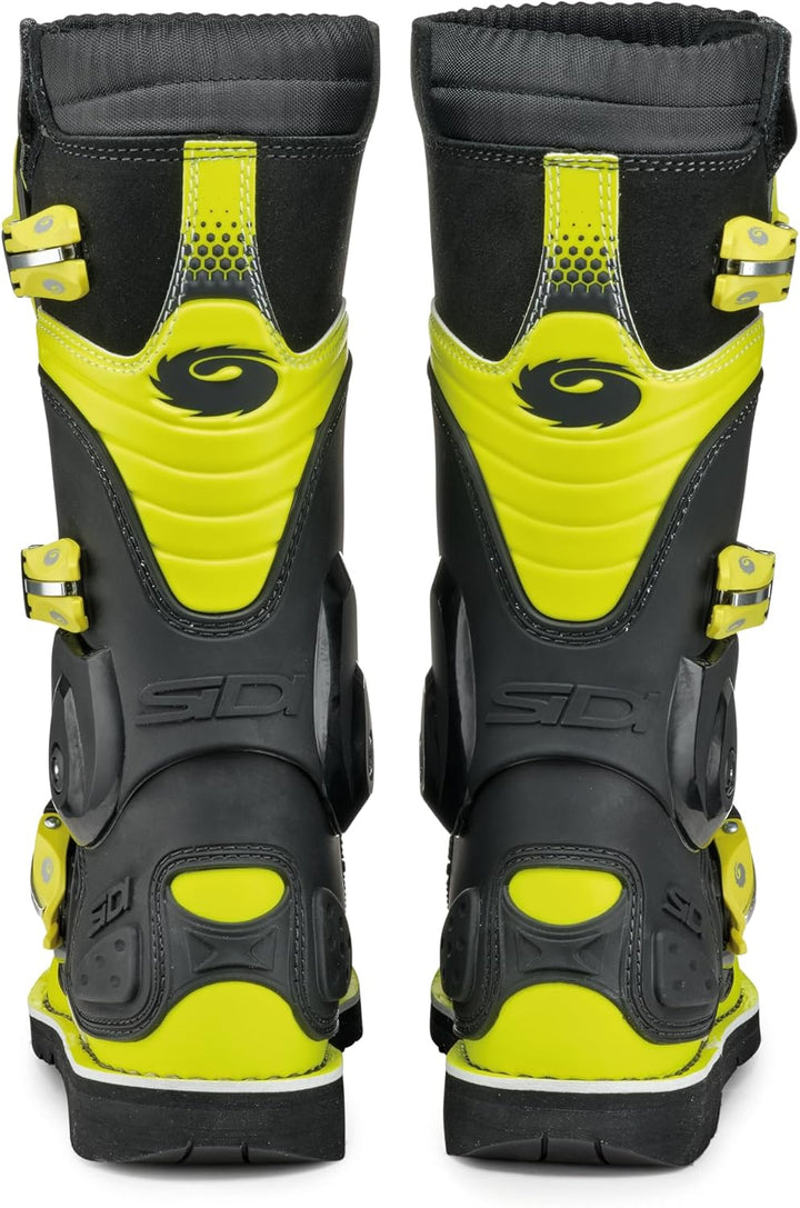 Sidi Mflame Unisex Kinder Flame 38 EU Black Yellow Fluo, 38 EU Black Yellow Fluo