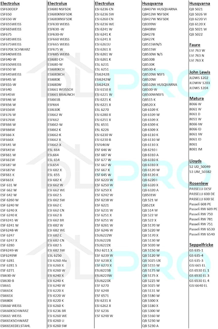 DL-pro Dichtung für AEG Electrolux 899646402758/1 8996464027581 O-ring 21mmØ für Wassertasche unten