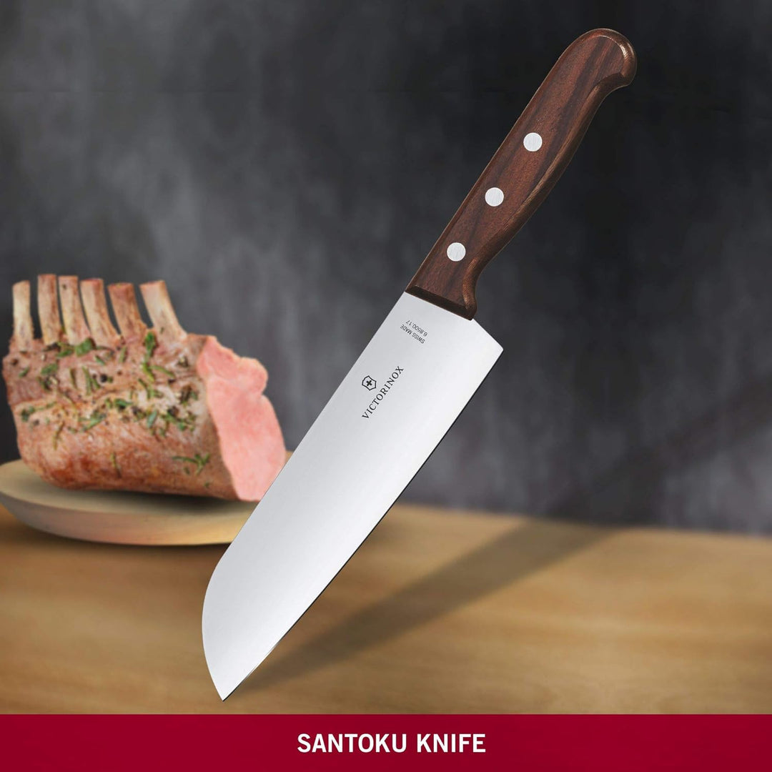 Santokumesser, Griff Ahorn