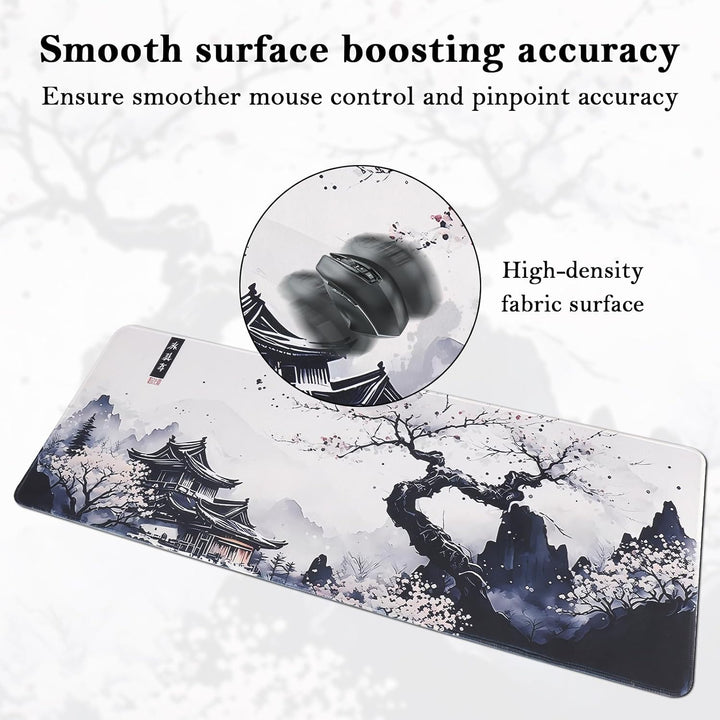 Yimomoyi Gaming Mauspad 900 x 400mm - Mousepad XXL - rutschfeste Mauspad gross - verbessert die Präz