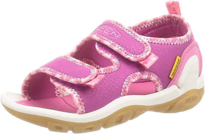 KEEN Unisex Kinder Knotch Creek Open Toe Sandalen Pink Multi 25/26 EU, Pink Multi 25/26 EU