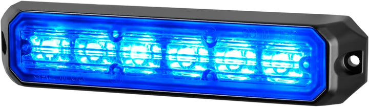 HELLA - LED-Blitz-Kennleuchte - BST - 12/24V - blau - Schraubanschluss/Anbau - Kabel: 150mm - Stecke