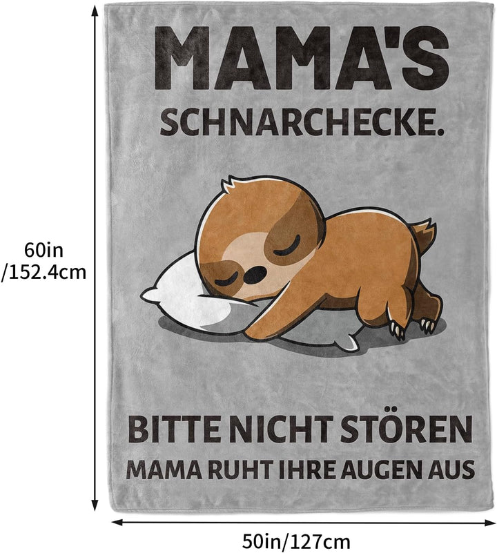 KAAYEE Geschenke für Mama, Weiche Decke Besondere Mama Geschenk zum Weihnachten Geburtstag Muttertag