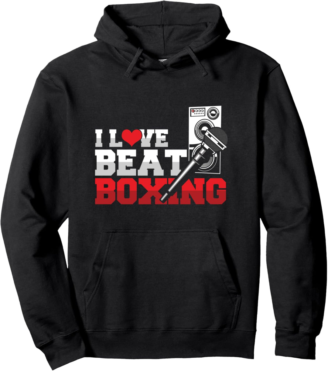 Beatbox Cooler Beatboxer Ghetto Sänger Rap Hiphop Künstler Pullover Hoodie