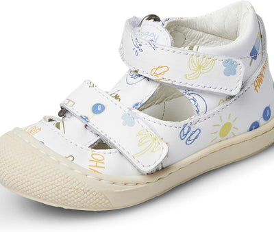Naturino PUFFY-Halb geschlossene Sandalen 17 EU Weiss, 17 EU Weiss