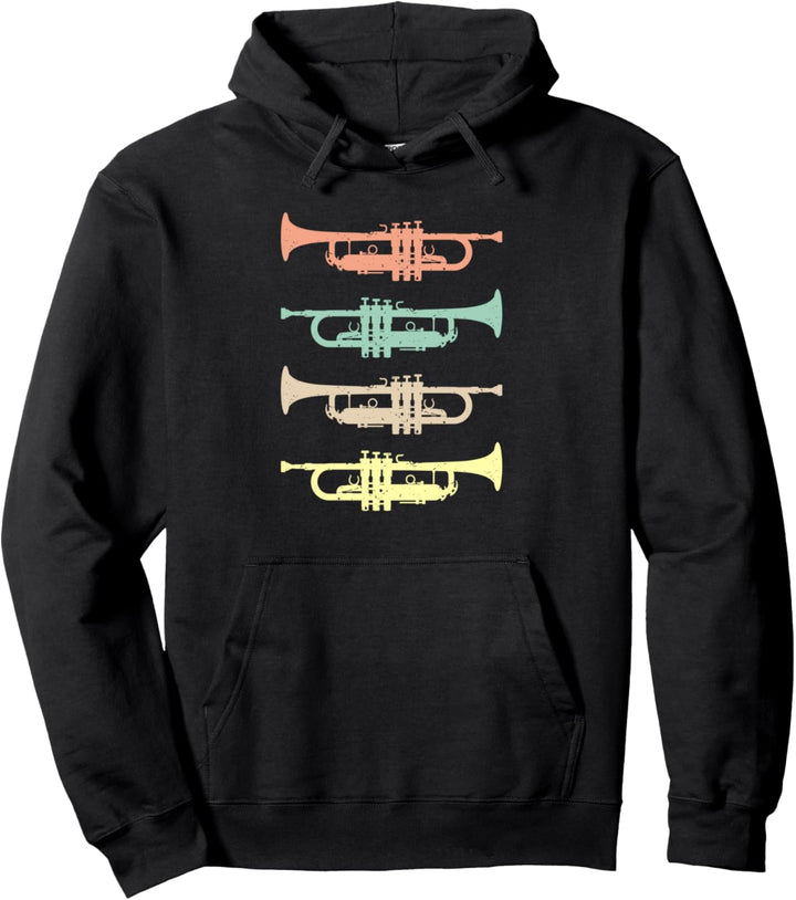 Trompete Jazzmusik | Für Trompetenspieler Pullover Hoodie