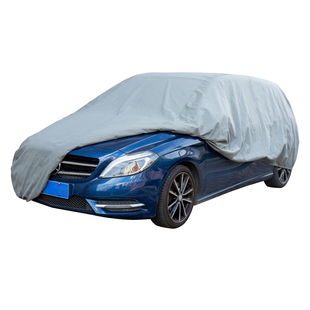 Leader Accessories 3-lagige atmungsaktive Vollgarage Autoplane leichte Ganzgarage Autoabdeckung für