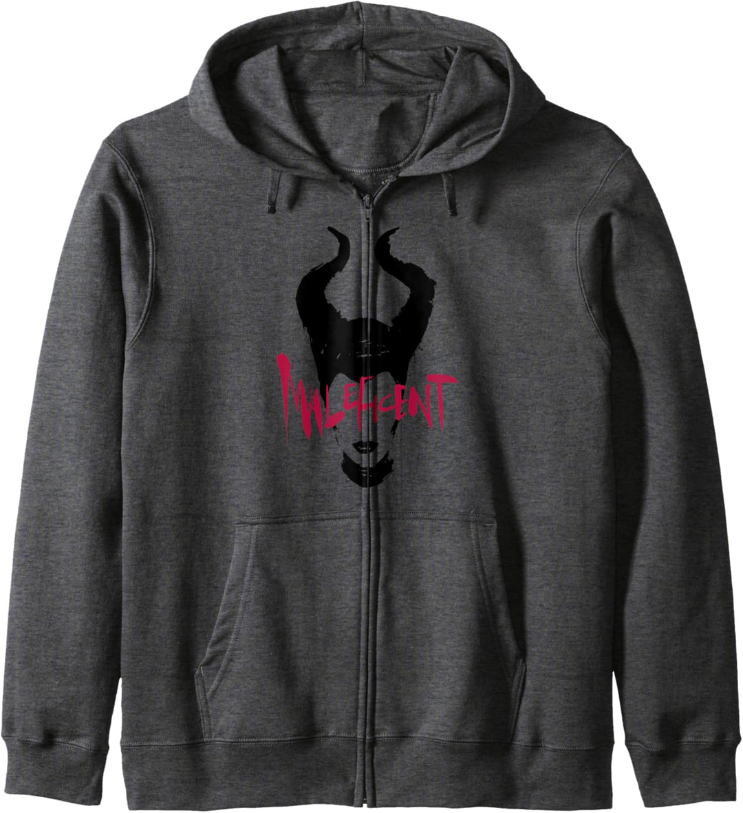 Disney Maleficent Mistress Of Evil Paint Splatter Silhouette Kapuzenjacke