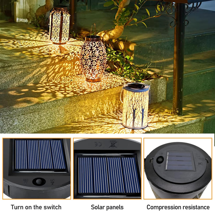 Solarleuchten Ersatzteile 8cm, 6 Stück Solar Ersatzdeckel, Top mit LED, IP65 Wasserdicht LED Solarmo