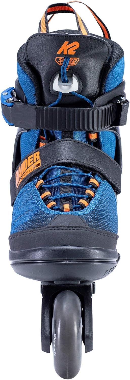 K2 Skates Raider Pro Inline Skates M (EU: 32-37 / UK: 13-4 / US: 1-5) black - blue - orange, M (EU: