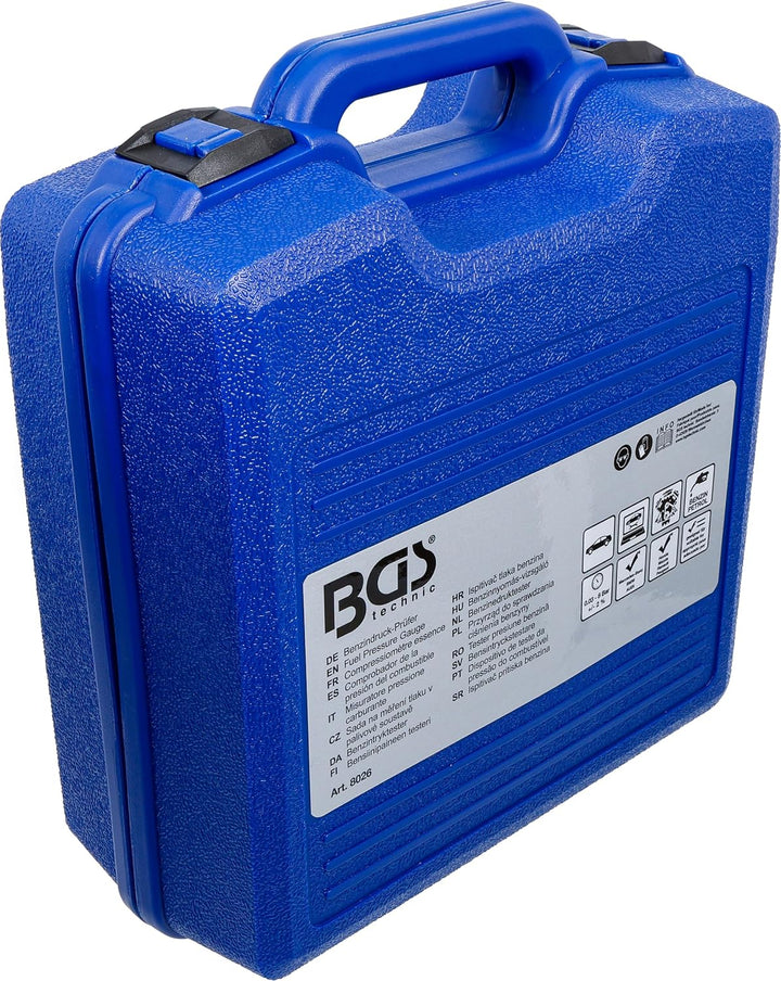 BGS 8026 | Benzindruck-Prüfer | 0 - 8 bar, Benzindruck-Prüfer