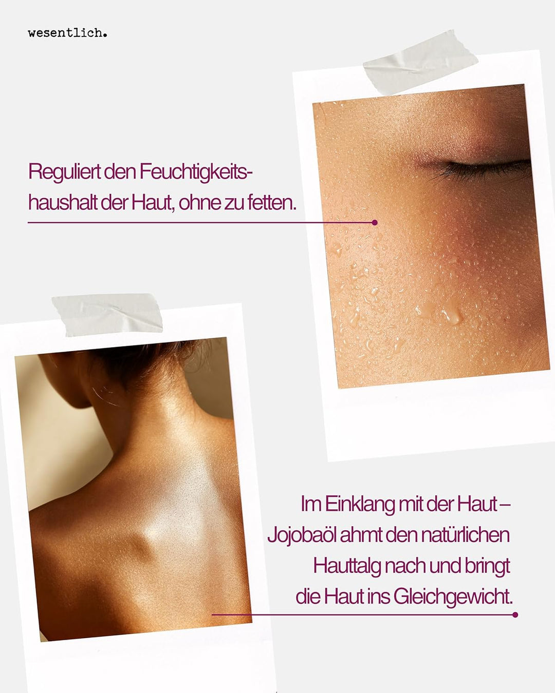 wesentlich. Jojobaöl kaltgepresst 1000ml | nativ - 100% reines Jojobaöl | vegan | Haut - Haare - Bar