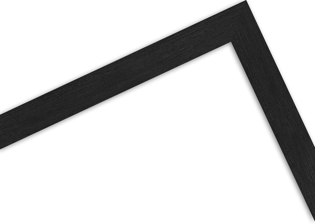 WANDStyle 3er Bilderrahmen-Set Modern 24x30cm I Farbe: Schwarz, gemasert I Fotorahmen I klassischer