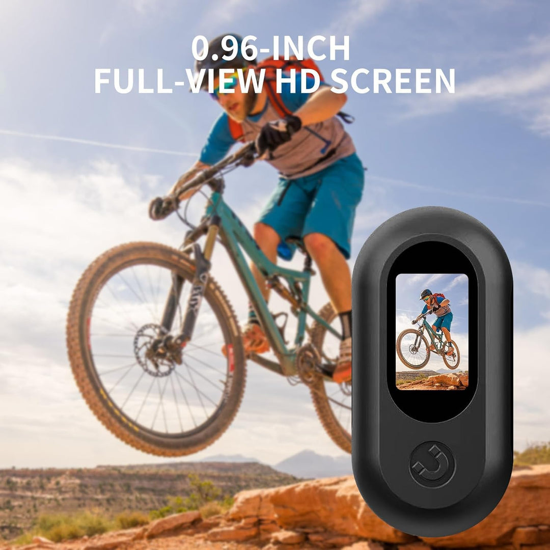 OBEST 360 Action Cam 1080P, Mini Actionkamera POV Camera Bodycam mit 0.96" Bildschirm, Magnetische M