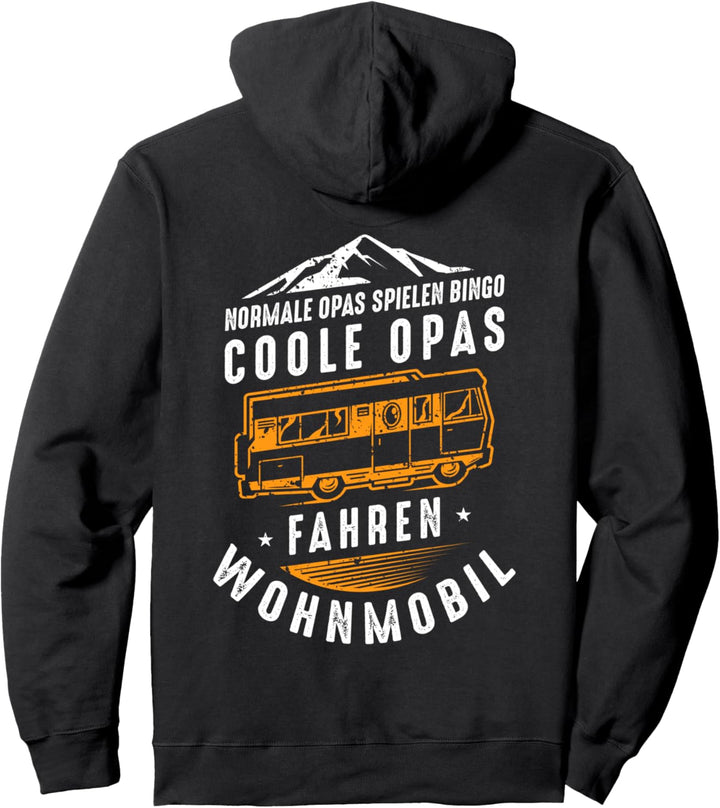 Normale Opas spielen Bingo, coole Opas fahren Wohnmobil Pullover Hoodie