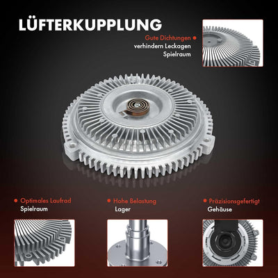 Frankberg Lüfterkupplung Kühlerlüfter Kompatibel mit 3er E46 330d 330xd 3.0L 2002-2005 3er Touring E