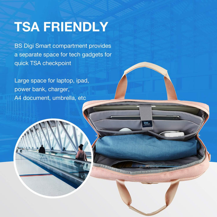 BAGSMART Laptop tasche 15,6 Zoll Schultertaschen Business Aktentasche notebook tasche für Geschäft,