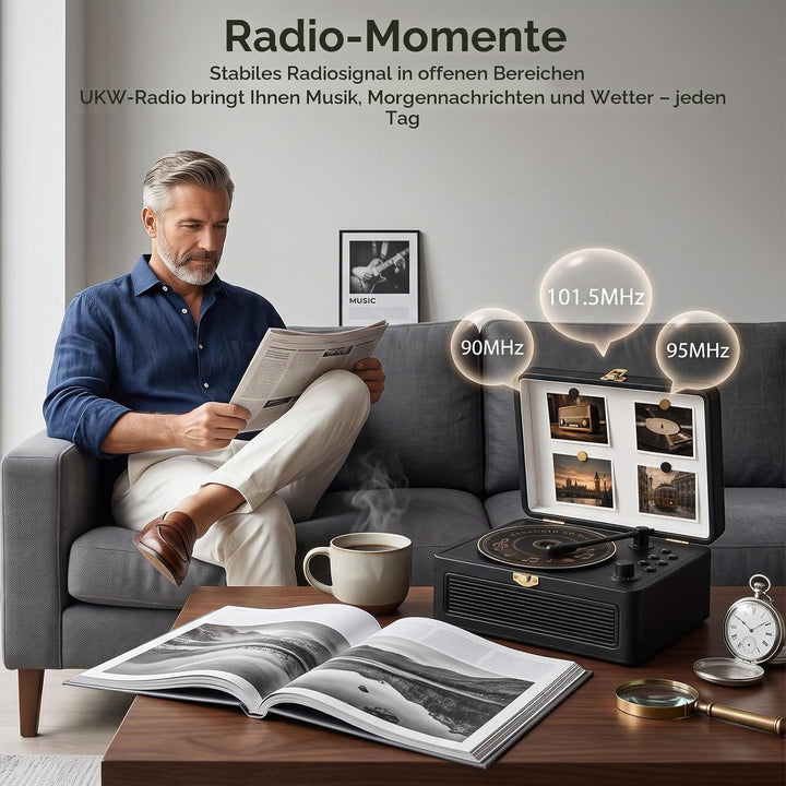 CD Player Tragbar Bluetooth: Kegaudio Radio mit CD-Player Tragbarer mit Lautsprecher Fernbedienung U