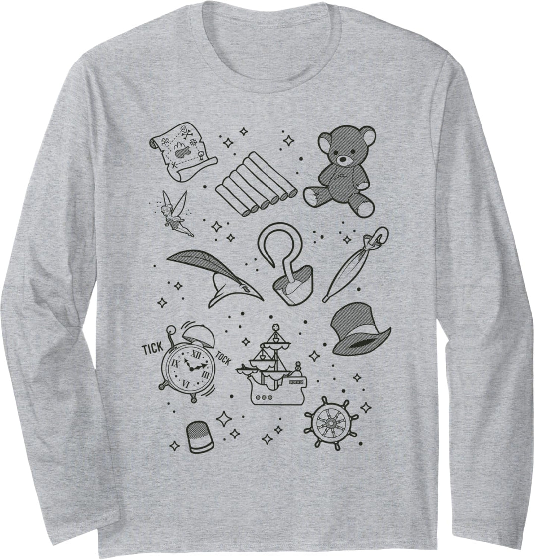 Disney Peter Pan Character Accessories Langarmshirt