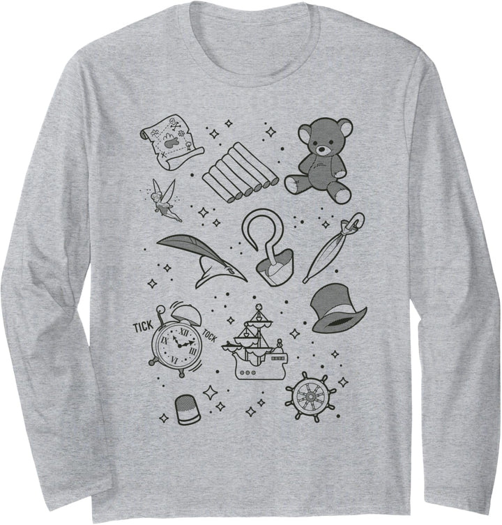 Disney Peter Pan Character Accessories Langarmshirt