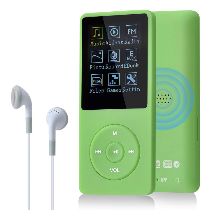COVVY 8GB Tragbare MP3 Musik Player, Support bis zu 64GB SD Speicherkarte, Lossless Sound HiFi MP3 P