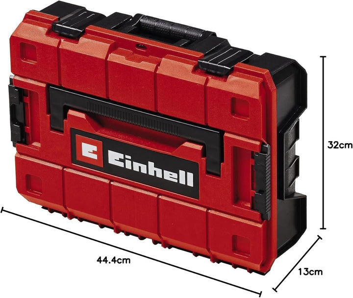 Einhell Systemkoffer E-Case S-F (für universelle Aufbewahrung von Werkzeug, 44x32x13 cm Aussenmasse,