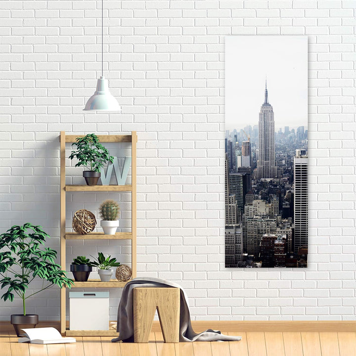 Feeby Dekobild New York Deko Wand Kunstdruck Architektur Grau 50x150 cm M8079 50x150 cm, M8079 50x15