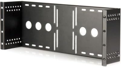 StarTech.com 4 HE Universal VESA LCD-Monitorhalterung für 19 Zoll Rack oder Schrank - TAA-konform -