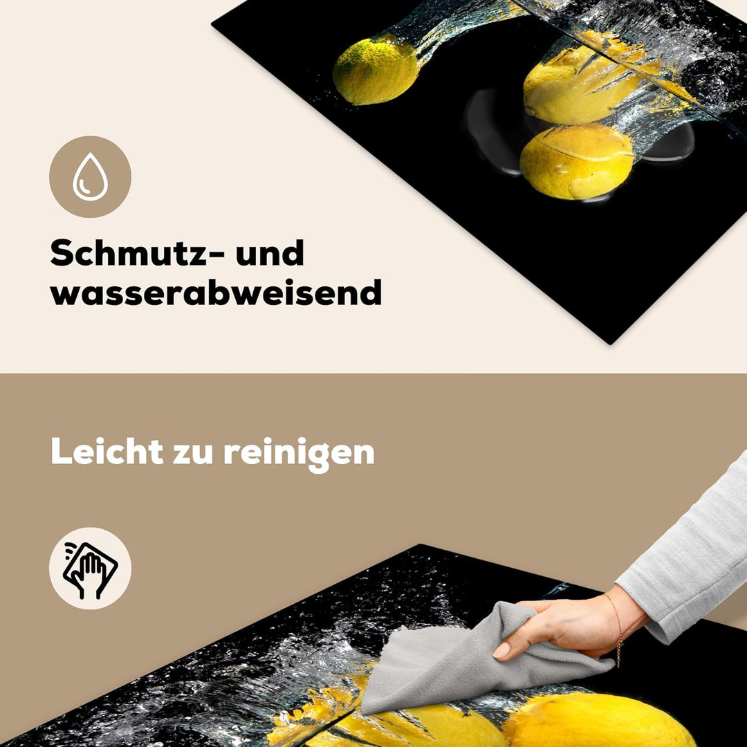 Herdabdeckplatte Einteilig Küche Herdabdeckung Induktionsfeld Ceranfeld Herdabdeckplatten Vinyl Matt