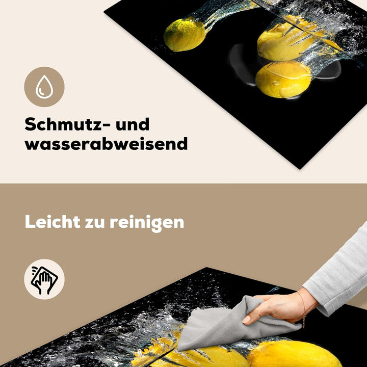 Herdabdeckplatte Einteilig Küche Herdabdeckung Induktionsfeld Ceranfeld Herdabdeckplatten Vinyl Matt