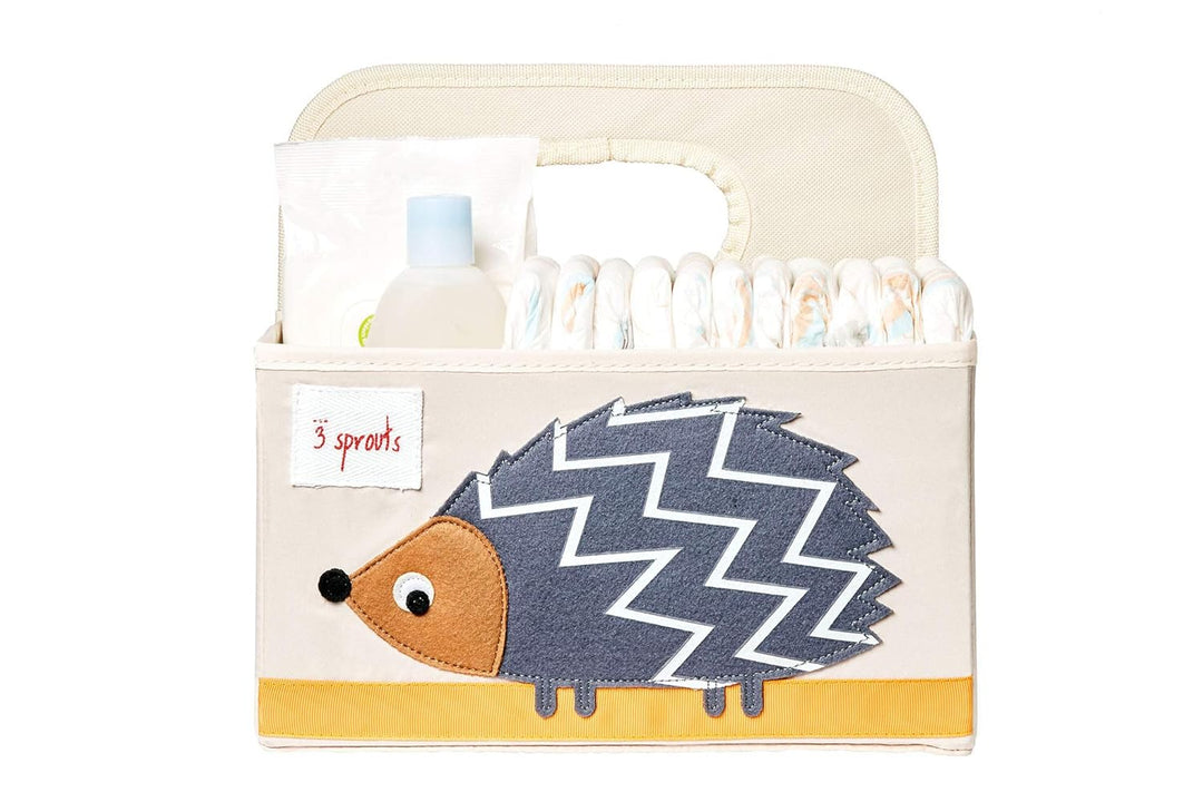 3 Sprouts - Wickeltasche Organizer - Baby Windel Caddy für Wickelutensilien - Wickelkorb & Wickelorg