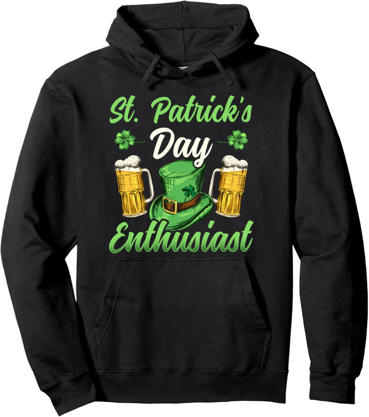 St Patrick's Day Enthusiast Ire Irland Irisch Gälisch St Pullover Hoodie