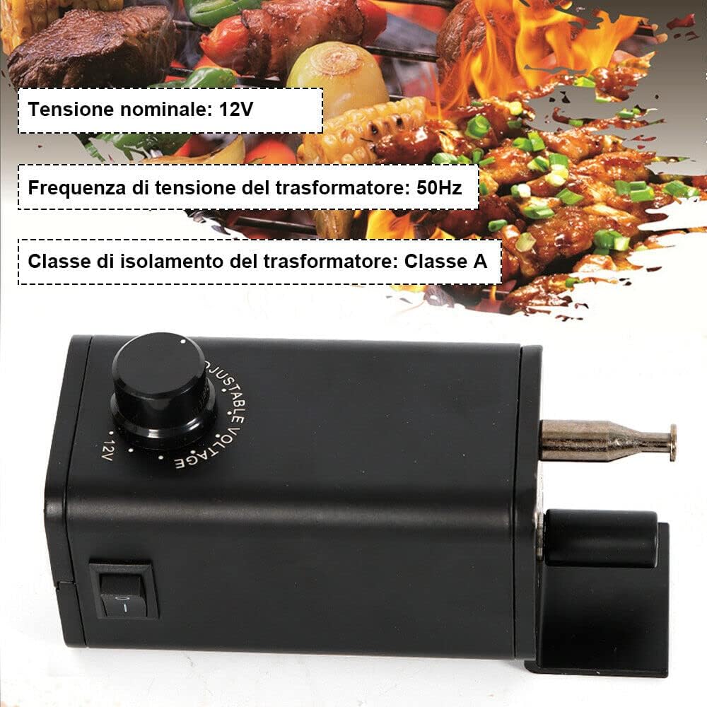 Kaibrite 15W BBQ Grill Motor Grillspiess Drehspiess Rotisserie Getriebemotor DC 3-12V