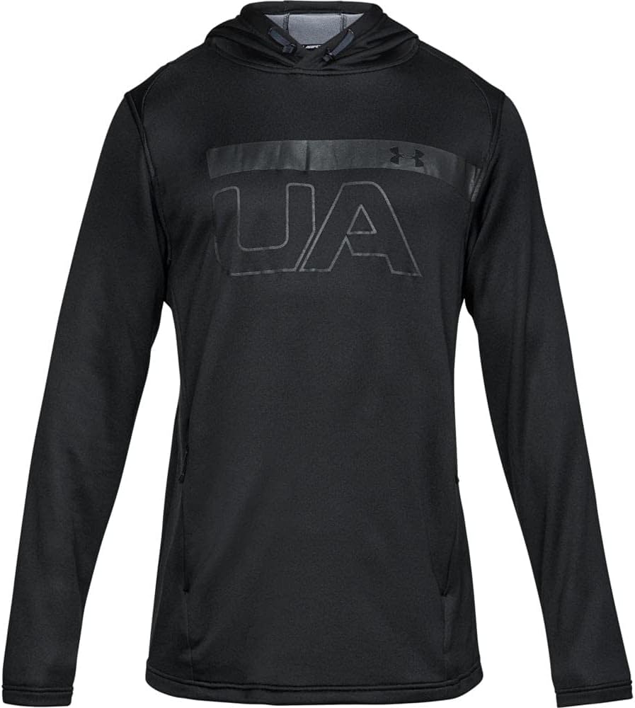 Under Armour Herren Tech Terry Po Graphic Hoodie Oberteil S Schwarz, S Schwarz