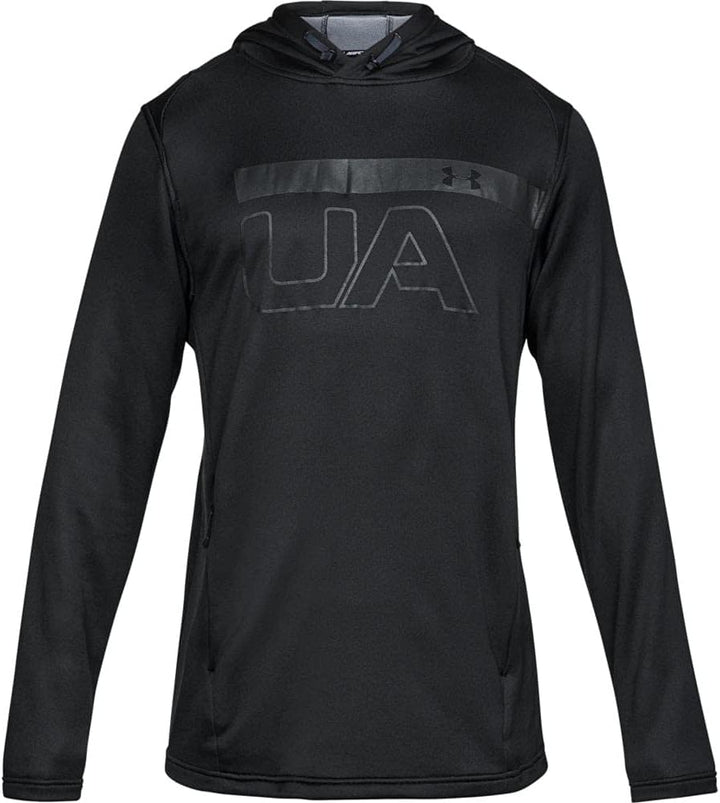 Under Armour Herren Tech Terry Po Graphic Hoodie Oberteil S Schwarz, S Schwarz
