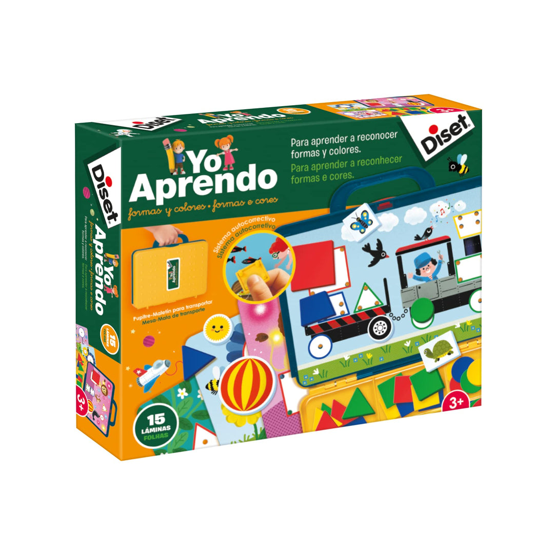 DISET Ich Lerne Formen und Farben Lernspiel für Kinder bis 3 Jahre
