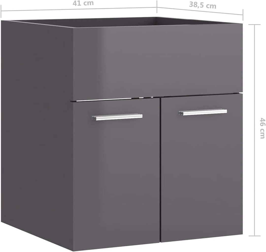 Tidyard Waschbeckenunterschrank Badschrank Aufbewahrungsschrank Badezimmerschrank Unterschrank Unter