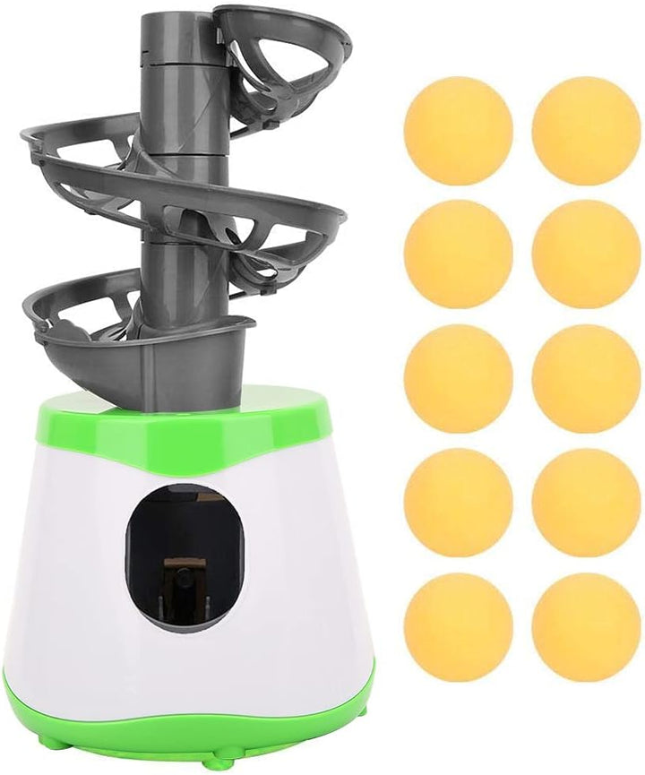 Fydun Tragbarer Bauchmuskel-Tischtennistrainer, Ball-Automatikwerfer, Trainingsmaschine für Kinder,