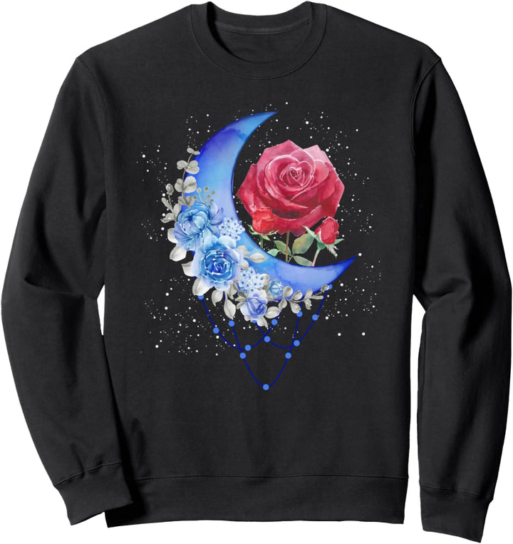 Okkultismus Dunkle Magie Astrologie Rosen Mond Okkult Sweatshirt